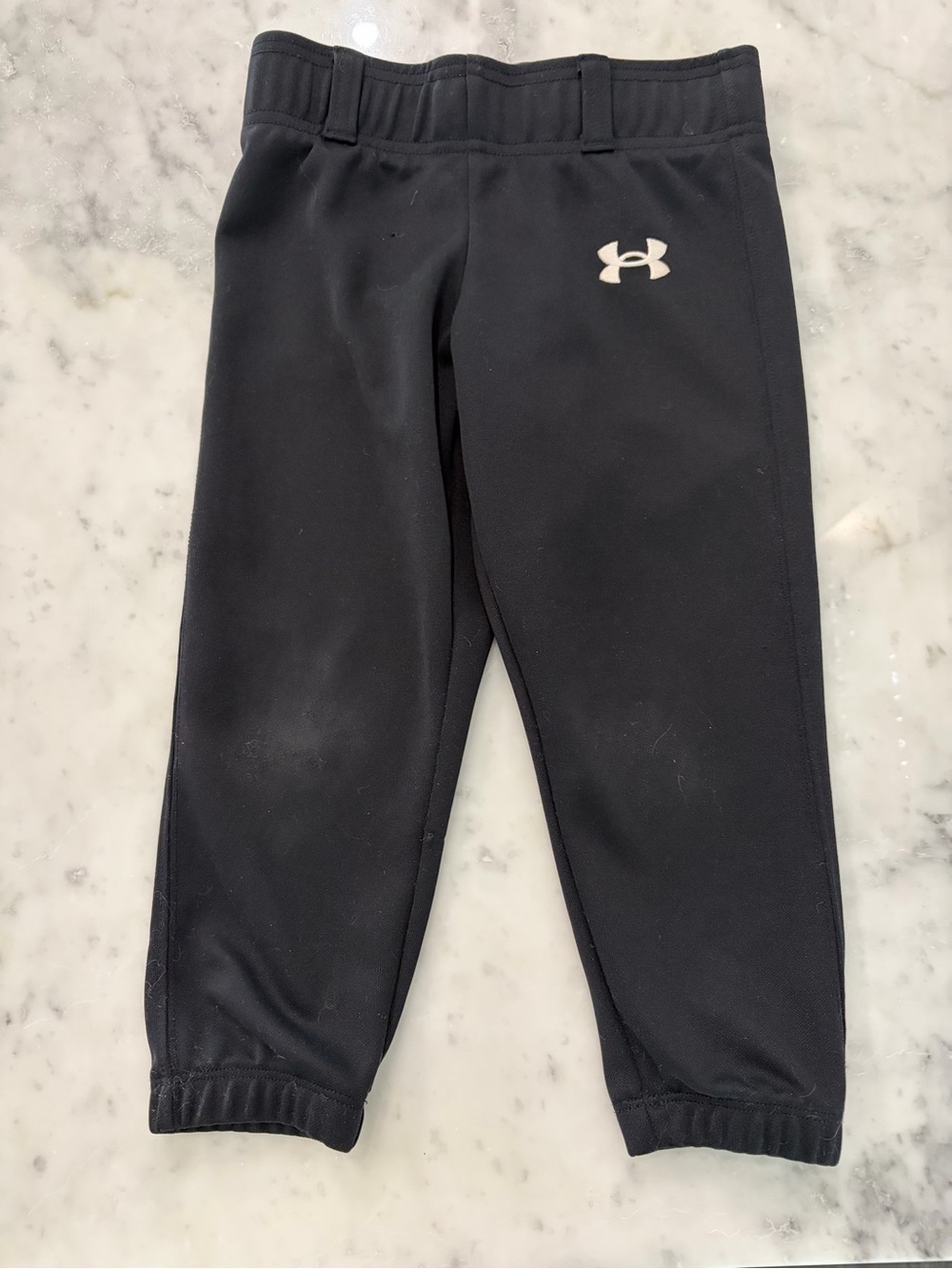 Under Armour Black Youth Athletic Joggers with Logo